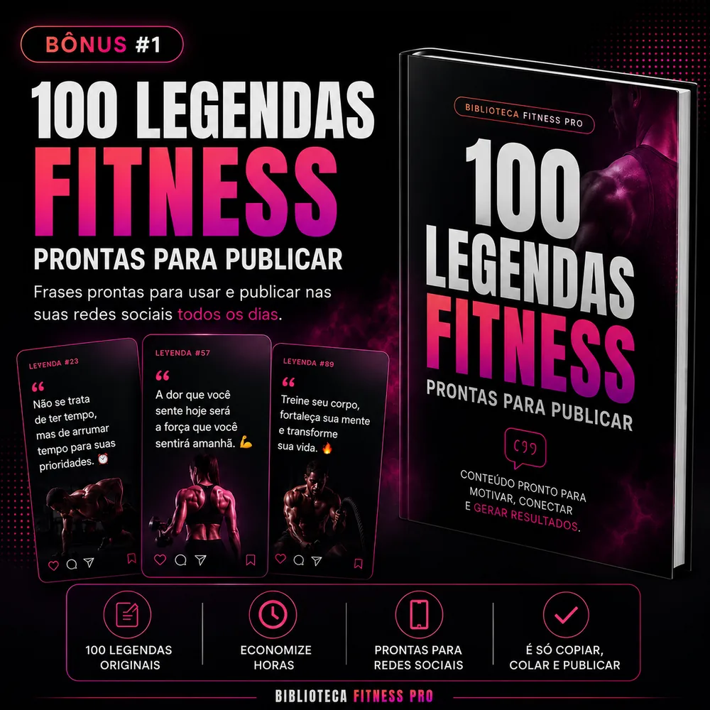 100 Legendas Fitness Prontas para Publicar